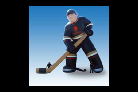 Giant Hockey Player