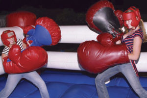 huge boxing gloves fun